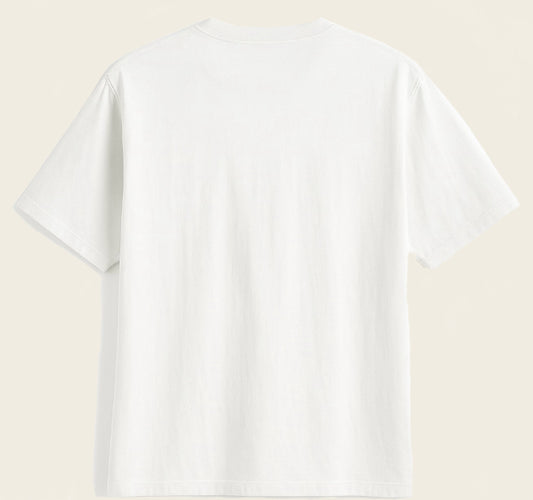 Shirt with screen print in vintage look