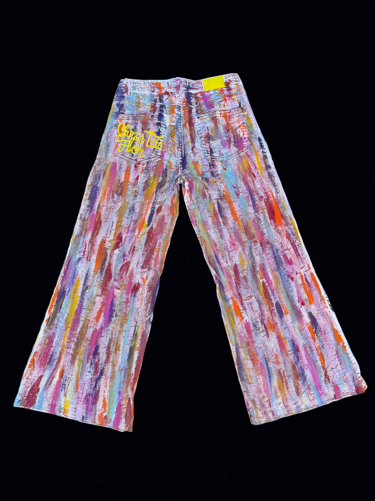 Multicolor white Denim