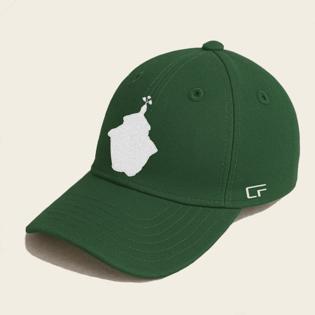 OG CF- Baseball Cap in green with white embroidery
